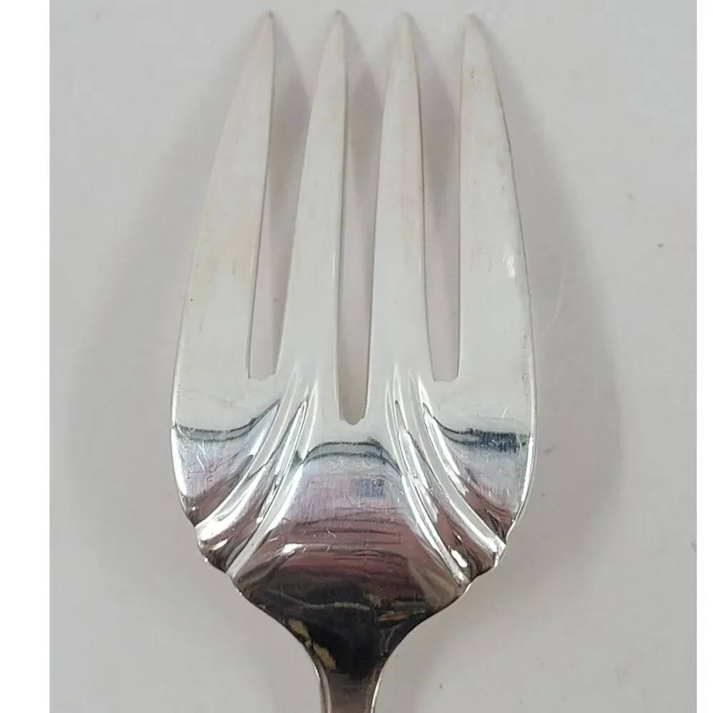 Rogers Brothers Silver Plate Eternally Yours Coquette Serving Fork‎